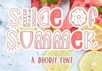 Slice of Summer Font - Featured Image