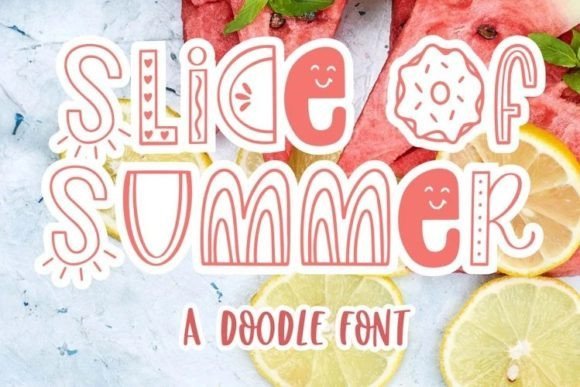 Slice of Summer Font - Featured Image