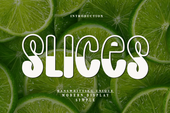 Slices Font - Featured Image
