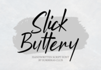Slick Buttery Font - Featured Image