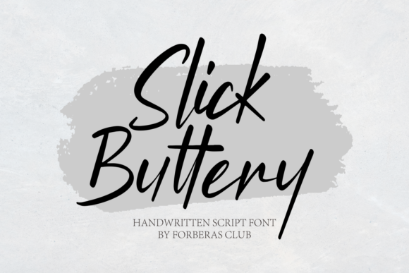 Slick Buttery Font - Featured Image
