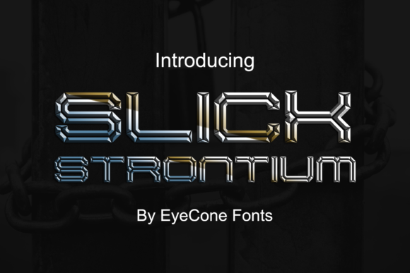 Slick Strontium Font - Featured Image
