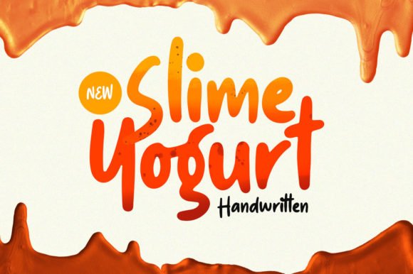 Slime Yogurt Font - Featured Image