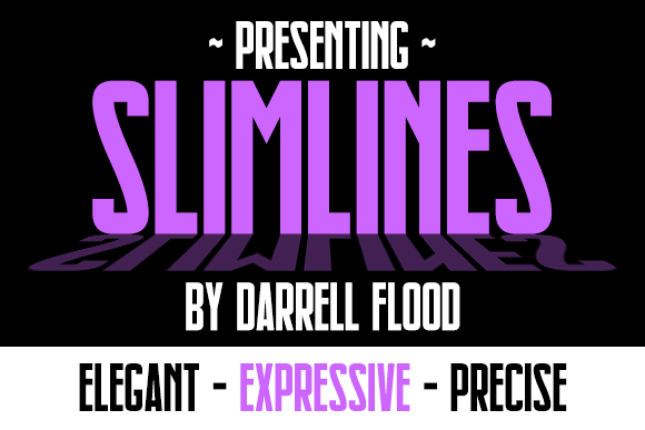 Slimlines Font - Featured Image