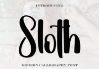 Sloth Font - Featured Image