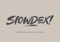 Slowdex Font - Featured Image