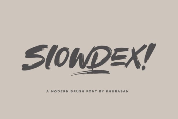 Slowdex Font - Featured Image
