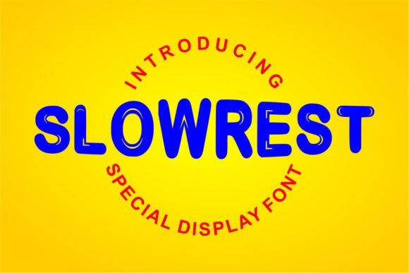 Slowrest Font - Featured Image