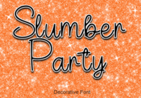 Slumber Party Font - Featured Image