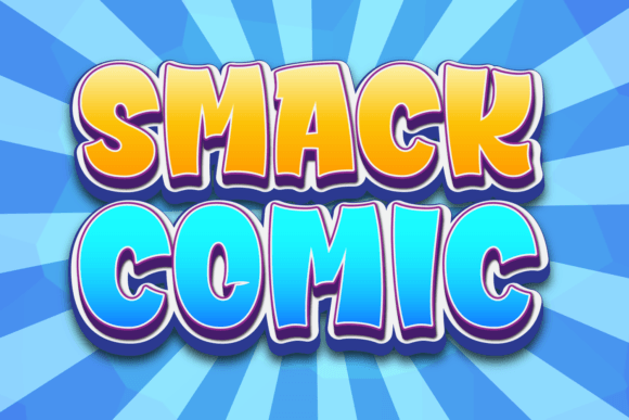 Smack Comic Font - Featured Image
