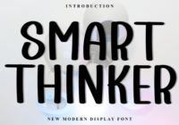 Smart Thinker Font - Featured Image