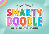 Smarty Doodle Font - Featured Image