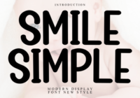 Smile Simple Font - Featured Image