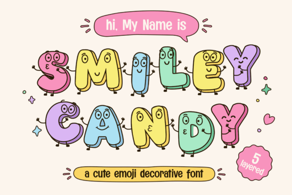 Smiley Candy Font - Featured Image