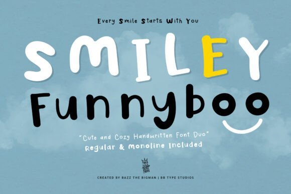 Smiley Funnyboo Font - Featured Image