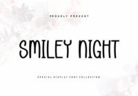 Smiley Night Font - Featured Image