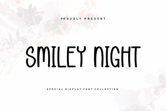 Smiley Night Font - Featured Image