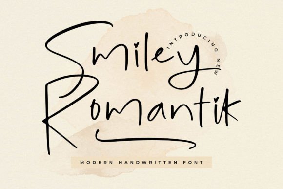 Smiley Romantik Font - Featured Image