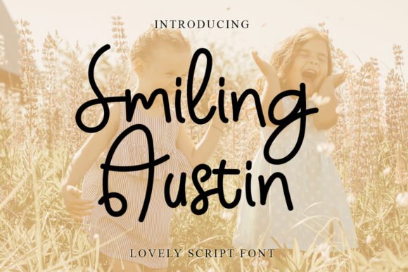 Smiling Austin Font - Featured Image