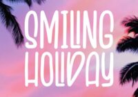 Smiling Holiday Font - Featured Image