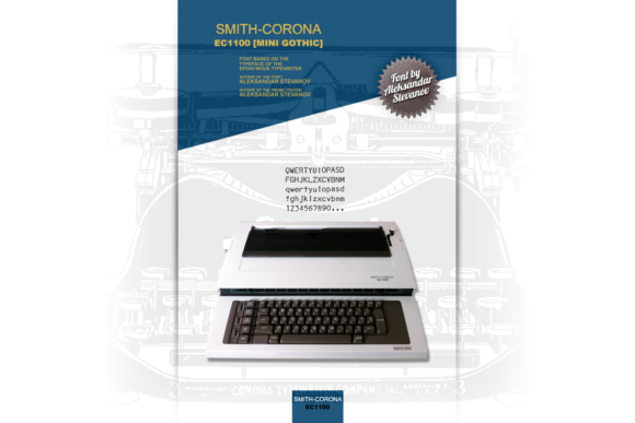 Smith-Corona EC1100 Mini Gothic Font - Featured Image