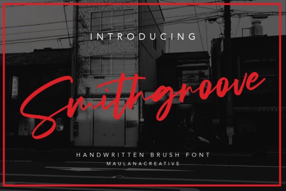Smithgroove Font - Featured Image