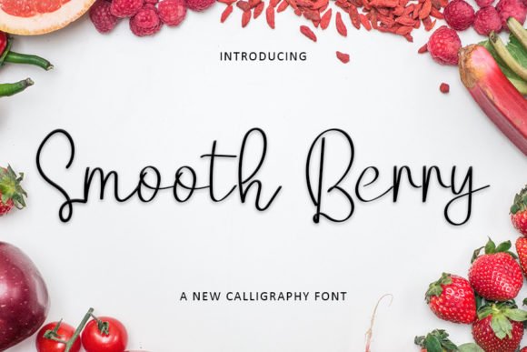 Smooth Berry Font - Featured Image