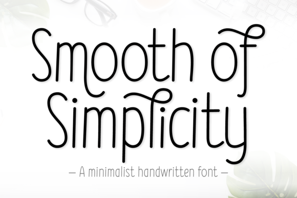 Smooth of Simplicity Font - Featured Image