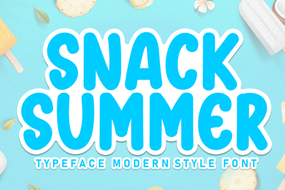 Snack Summer Font - Featured Image
