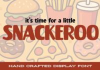 Snackeroo Font - Featured Image