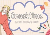 Snacktime Font - Featured Image