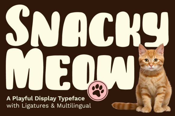 Snacky Meow Font - Featured Image