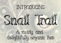 Snail Trail Font - Featured Image