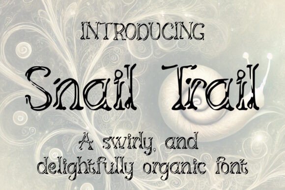 Snail Trail Font - Featured Image