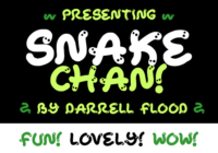 Snake Chan Font - Featured Image