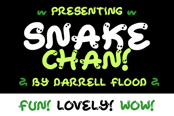 Snake Chan Font - Featured Image