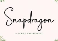 Snapdragon Font - Featured Image