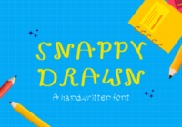 Snappydrawn Font - Featured Image