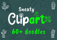 Sneaty Clipart Font - Featured Image