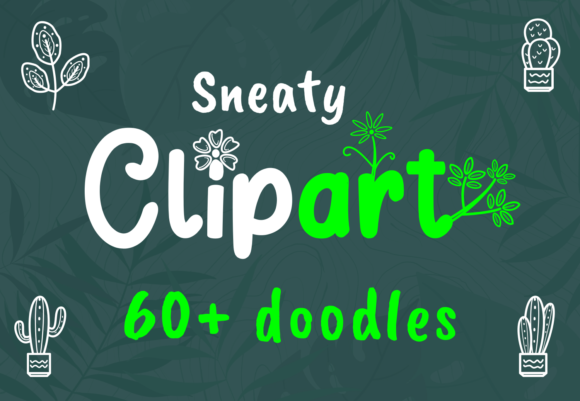 Sneaty Clipart Font - Featured Image