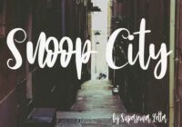Snoop City Font - Featured Image