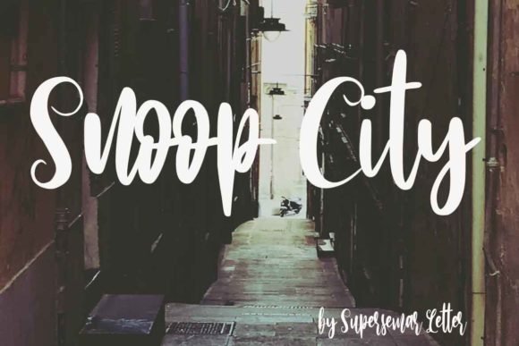 Snoop City Font - Featured Image