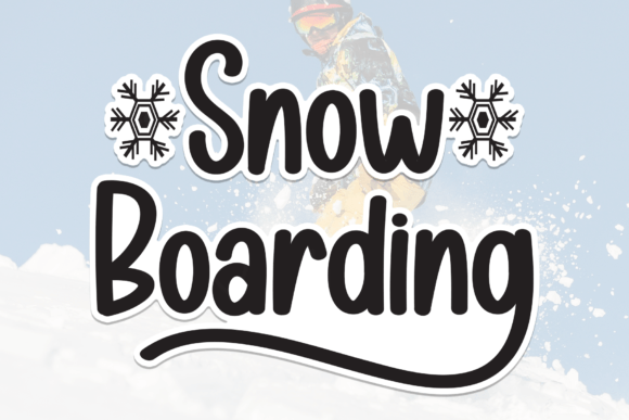 Snow Boarding Font - Featured Image