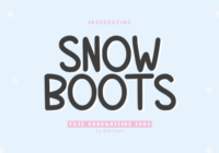 Snow Boots Font - Featured Image