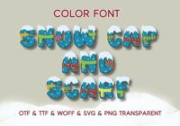 Snow Cap and Scarf Font - Featured Image