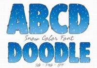 Snow Doodle Font - Featured Image