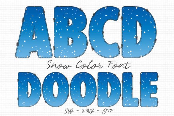 Snow Doodle Font - Featured Image