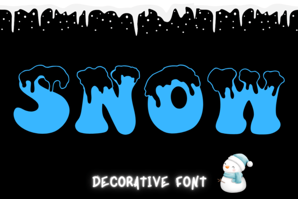 Snow Drip Font - Featured Image