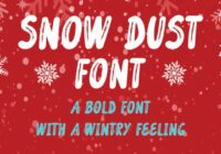Snow Dust Font - Featured Image
