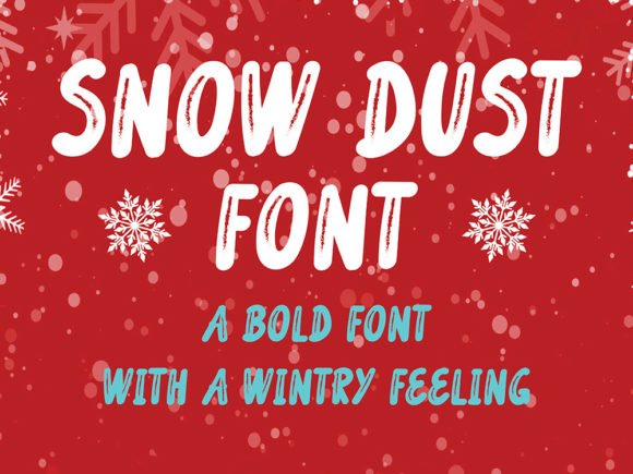 Snow Dust Font - Featured Image